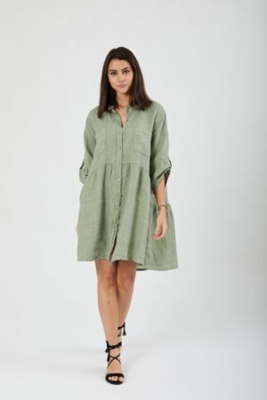 Ornella-kjole-kaki