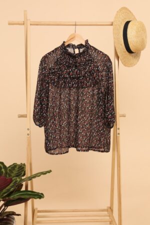 Vanni-bluse-sort