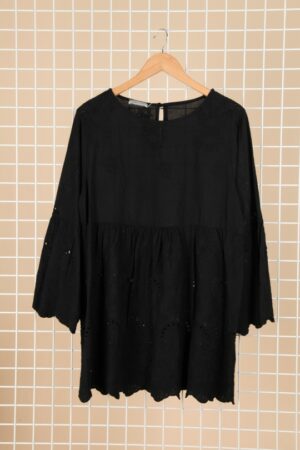Sort bluse