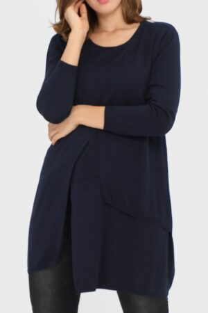 Blå bluse