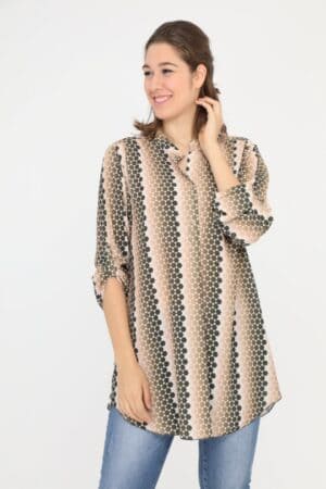 Beige skjorte