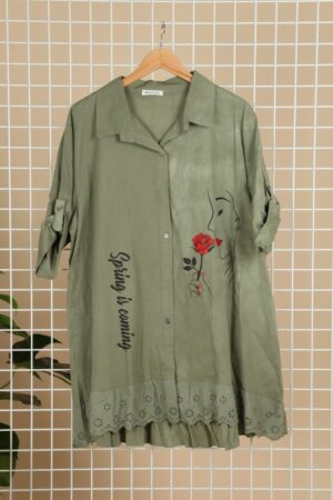 Khaki skjorte