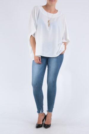 Hvid bluse