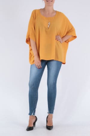 Mustard bluse