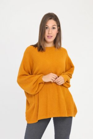 Mustard striktrøje