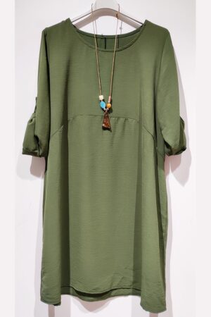 khaki tunika
